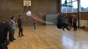 noodscherm werpen paragliden