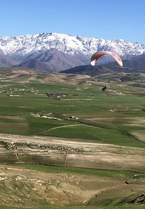 leren paragliding Atlas Marokko