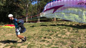 paragliden start Slovenië