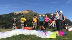 parawaiting paragliden Slovenie